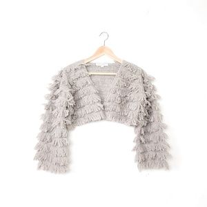 Stolen Girlfriend Club shaggy loop crop sweater XS
